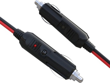 Удлинитель для розетки прикуривателя POWERFUL 15А 12В 24В 3 РОЗЕТКИ 200 см.