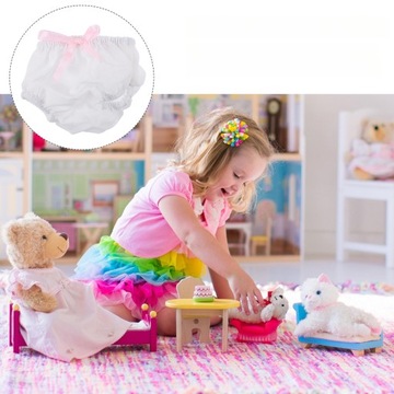 НИЖНЕЕ БЕЛЬЕ ДЛЯ КУКОЛ МИНИ ТРУСИКИ УКРАШЕНИЯ СДЕЛАЙ САМ ТРУСИКИ ДЛЯ ДЕТЕЙ 2 ШТ.