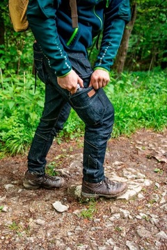 Spodnie robocze jeans denim do pasa wzmocnione bawełna 81-229 M/50 NEO