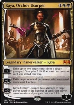 MTG Kaya, Orzhov Usurper planeswalker Mythic RNA