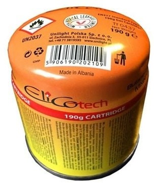 ElicoTech Pojemnik z gazem 190g (GZ202109)