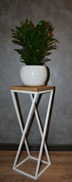 KWIETNIK METALOWY LOFTOWY STOJAK NA KWIATY 60 CM