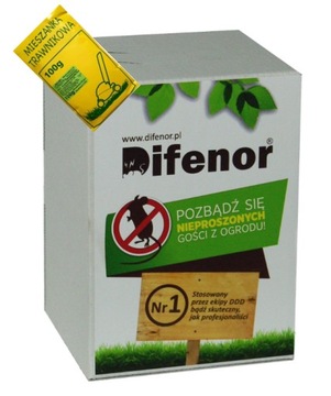 DIFENOR ŚRODEK KRETY I NORNICE 450 G GRATIS TRAWA