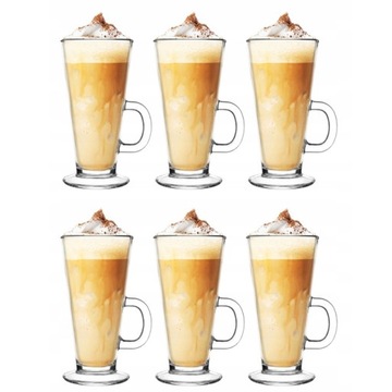 6 x Szklanka do kawy Caffe Latte Macchiato , Herbaty 250 ml