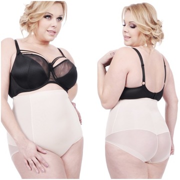 Orirose Wysokie MAJTKI figi WYSZCZUPLAJĄCE modelujące brzuch silikon SIZE +
