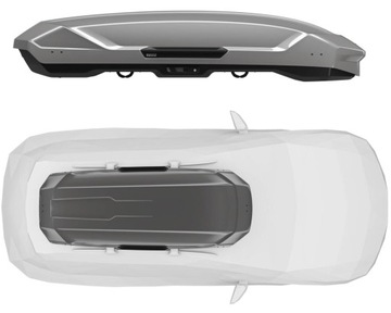 Box bagażnik dachowy Kufer Thule Motion 3 XXL TYTAN 600 litrów | NOWOŚĆ