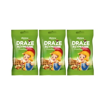 Skawa Draże Rzymianin Orzechowe 70g x 3 szt