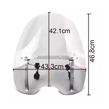 ВЕТРОВОЕ СТЕКЛО ТЕМНОЕ ТЕМНОЕ YAMAHA XV 535 VIRAGO (20174)