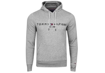 Bluza Tommy Hilfiger z kapturem szary r. M