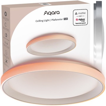 AQARA T1M INTELIGENTNA LAMPA SUFITOWA OŚWIETLENIE LED RGBIC ZIGBEE MATTER
