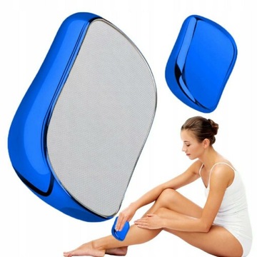 БЕЗБОЛЕЗНЕННЫЙ ДЕПИЛЯТОР ДЛЯ УДАЛЕНИЯ ВОЛОС ОТшелушивающий кристаллический ластик РУЧНОЙ