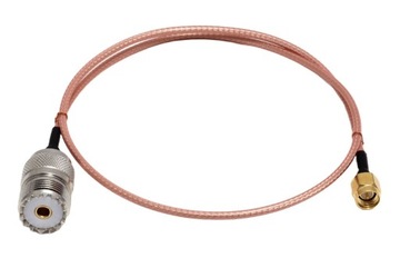 Пигтейл 50см RG-316 Розетка SO-239/SMA-M + 5 адаптеров UC-1 SMA-F SMA