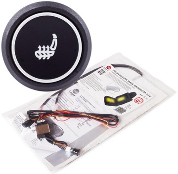 Zestaw mat grzewczych pod tapicerkę na fotel MOC 2x25W 12V 525x280mm