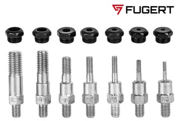 NITOWNICA RĘCZNA DO NITONAKRĘTEK ZESTAW NITONAKRĘTKI M3-M12 110SZT +WALIZKA