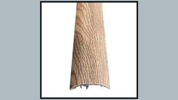 САМОКЛЕЯЩАЯСЯ Алюминиевая планка для порога 37мм x 93см, ДУБ ПУСТЫНЯ