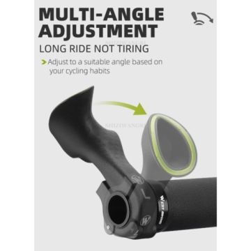 ВЕЛОСИПЕДНЫЕ РУЧКИ ЭРГОНОМИЧНЫЕ РУЧКИ ДЛЯ РУЛЯ ВЕЛОСИПЕДА MTB, ЧЕРНЫЕ