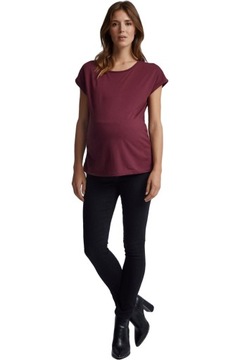 Dorothy Perkins Ciążowe Czarne Spodnie Jeansy Skinny Rurki Guzik Bawełna 48