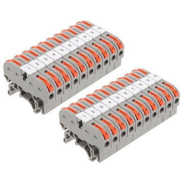 20 КОМПЛЕКТОВ ЭЛЕКТРИЧЕСКИХ БЛОКОВ НА DIN-РЕЙКУ