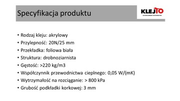 Korek samoprzylepny OPORTO arkusz 28mm x 28mm