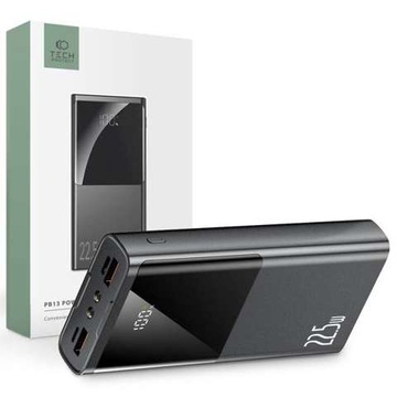 Power Bank Tech-Protect PB13-22.5W 20000mAh, PD 3.0, QC 3.0, 4-Porty, LED