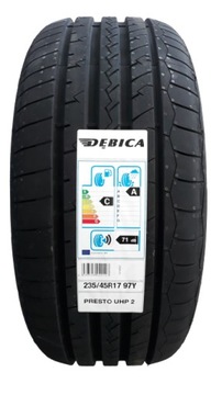 2 x OPONY LETNIE 235/45R17 97Y DĘBICA PRESTO UHP2