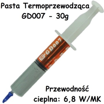Pasta termoprzewodząca GD007 30g 6,8W/m-K CPU GPU