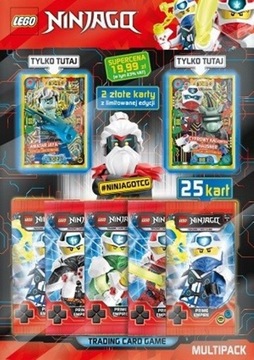 LEGO Ninjago seria 5 multipack 25 kart 2 LE ALBUM na karty