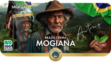 Кофейные зерна Бразилия Могиана Crema 1KG Farmers Limited Edition + бесплатно