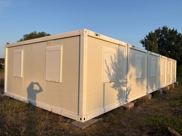 NOWY KONTENER SOCJALNY MIESZKALNY 6-8 OS. 18m2 WYS 2,8 m MOCNA RAMA KONSTR