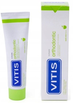 VITIS Orthodontic Pasta do zębów dla osób z ap/ortodont. Jabłko Mięta 100ml