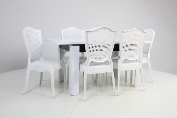 Комплект из 6 стульев + стол 80х120/160 СТИЛЬНЫЙ