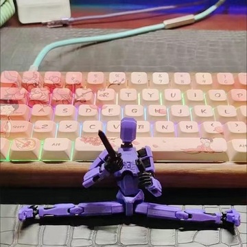 Напечатано на 3D -фигурке многоперированной модели робота, подвижной фигурки пруда