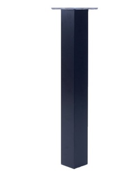 NOGA NOGI DO STOŁÓW L-820 KWADRAT ALU 80x80 CZARNA