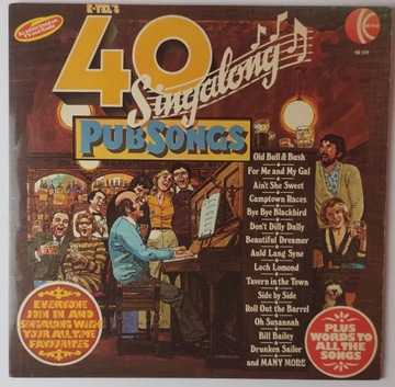 Winyl 40 SINGALONG PUB SONGS Various Artists