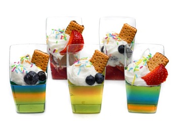 PUCHARKI FINGERFOOD Wielorazowe NA DESERKI 50 ml 24 sztuk Buttler