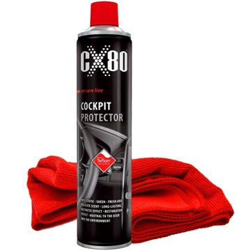 CX80 COCKPIT PROTECTOR TEFLON 600ML + MOKROFIBRA