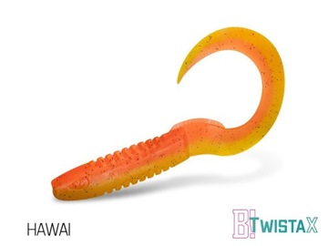 Искусственная приманка/резина Delphin TwistaX Eeltail UVs / 5шт 6см/МИКС