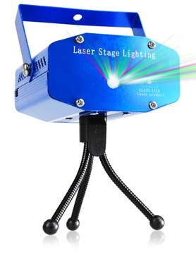 ДИСКО-ЛАЗЕРНЫЙ ПРОЕКТОР С МЕГА 3D СВЕТОДИОДНЫМИ ПОДСВЕТКАМИ