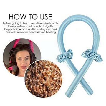 Heatless Curling Rod pałąk Lazy Curler pałąk lok