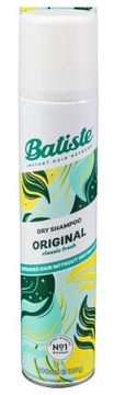 BATISTE Suchy Szampon 200 ml Original - Odświeżenie, Objętość Bez Parabenów