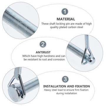 Стопорный штифт Удерживающий вал круглой проволоки