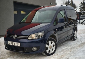 Volkswagen Caddy III Kombi Facelifting 1.6 TDI 102KM 2013 Volkswagen Caddy Volkswagen Caddy Highline Mixt 1.6 Diesel 102KM