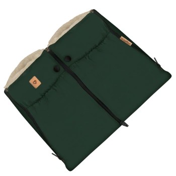 Zaffiro Rukávník/rukavice do kočárku zateplené vlnou Nordico Bottle Green