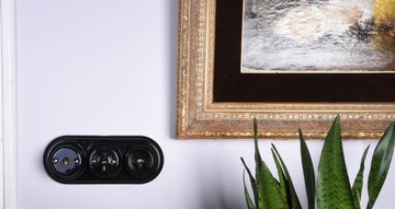 РОЗЕТКА НАКЛАДНАЯ КЕРАМИЧЕСКАЯ РЕТРО LOFT 2xUSB