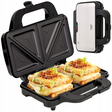 XXL Sandwich Maker Toast Большой тостер для сэндвичей с твердым покрытием, 1300 Вт XXL Strong