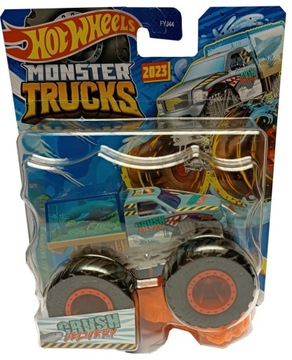 FYJ44 auto MONSTER TRUCKS HOT WHEELS CRUSH DELIVER