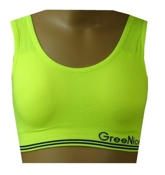 TOP DZIEWCZĘCY BIUSTONOSZ GREENICE 1SZT. rozmiar 152-158 TO6266-4