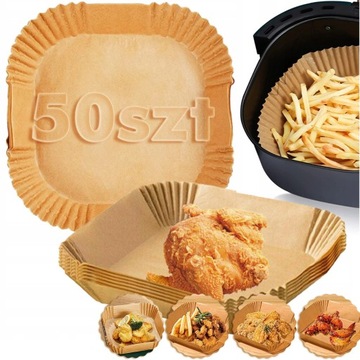 ВСТАВКИ ИЗ БУМАГИ ДЛЯ ВЫПЕЧКИ ДЛЯ АЭРОФРИТЮРНИЦЫ 50 шт АЭРФИТНИЦА 20 см