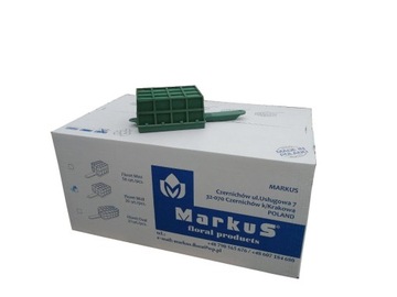 Floret DUŻY Gąbka mokra florystyczna cegła pianka zielona 30 sztuk !