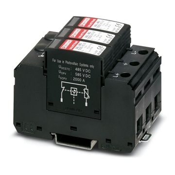 OGRANICZNIK PRZEPIĘĆ FOTOWOLTAICZNY VAL-MS 1000DC-PV/2+V 2800628 PHOENIX